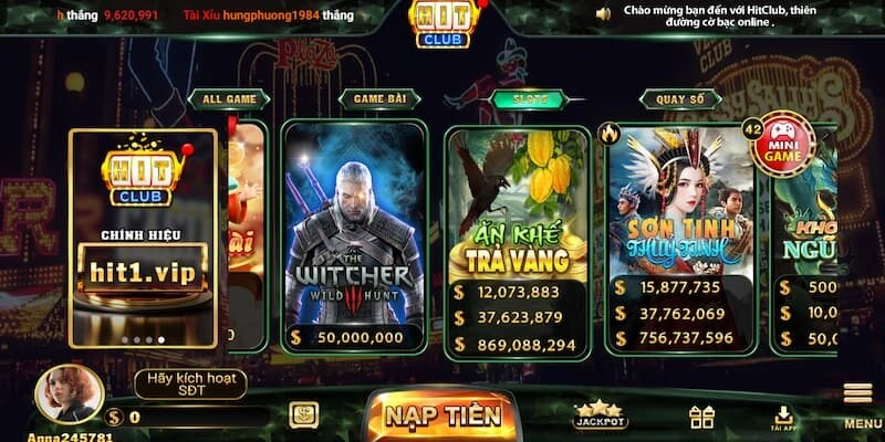 Casino trực tuyến tại Hitclub có nhiều sảnh với sự chuyên nghiệp, uy tín